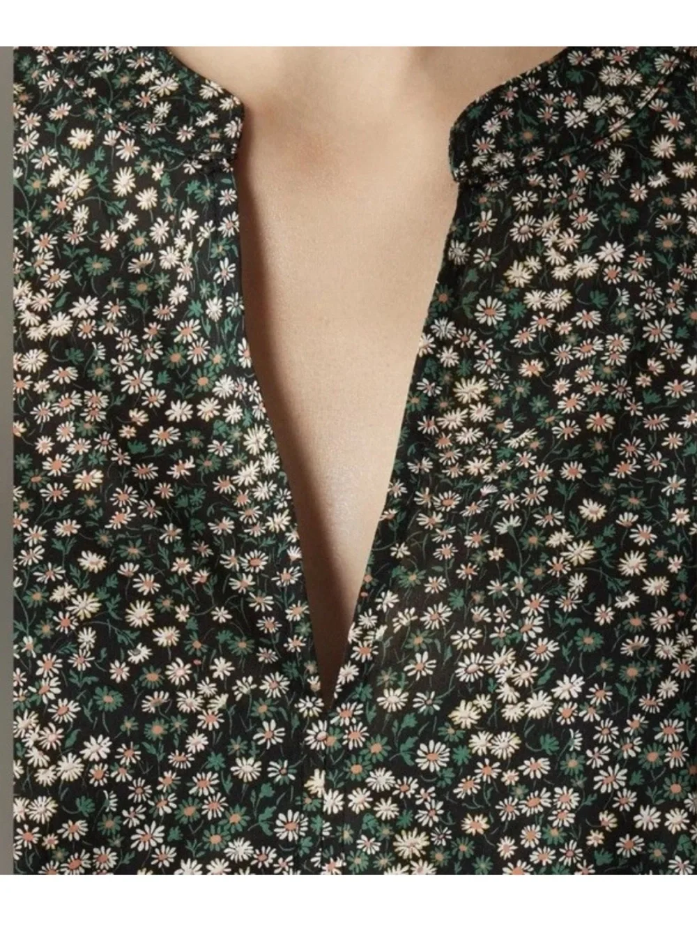 J. Crew x Liberty Delilah Dress Marguerite Fabric Size XS Cottage Core Green